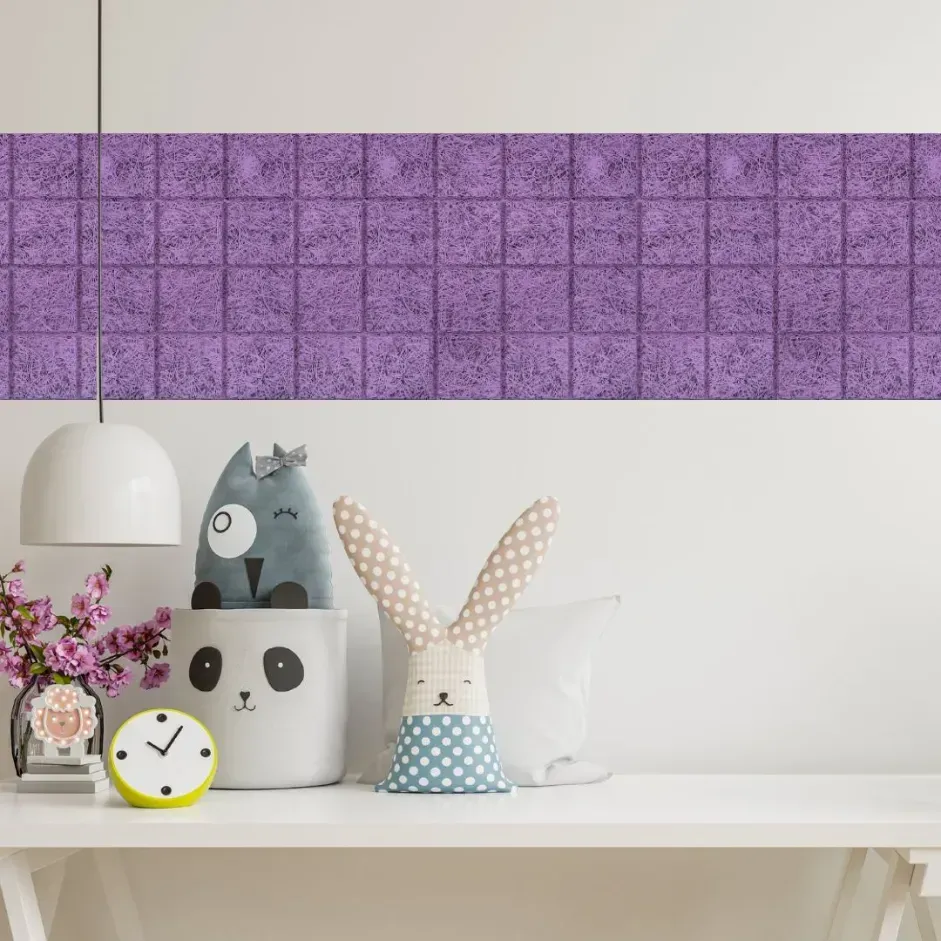 Gerade Quadrate – Wood Wool Akustikplatte