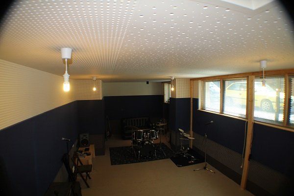Schlagzeug Studio in Sofia - Akustik Verbesserung und Schalldämmen