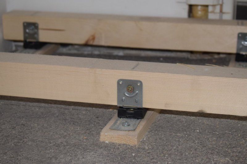 Schalldämmung eines Balkenstrukturbodens