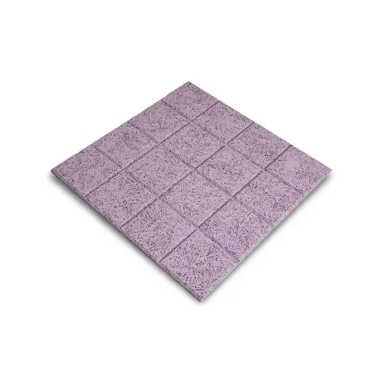 Gerade Quadrate – Wood Wool Akustikplatte