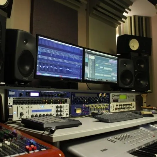 Akustische Behandlung des Avocal Music Studios