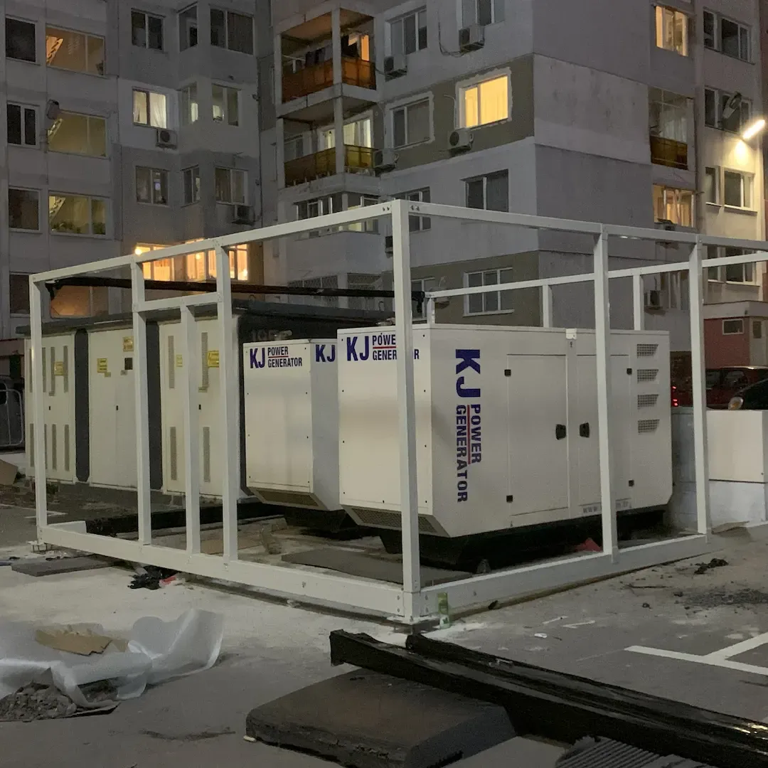 Schalldämmung von Dieselgeneratoren für eine Bankfiliale in Varna