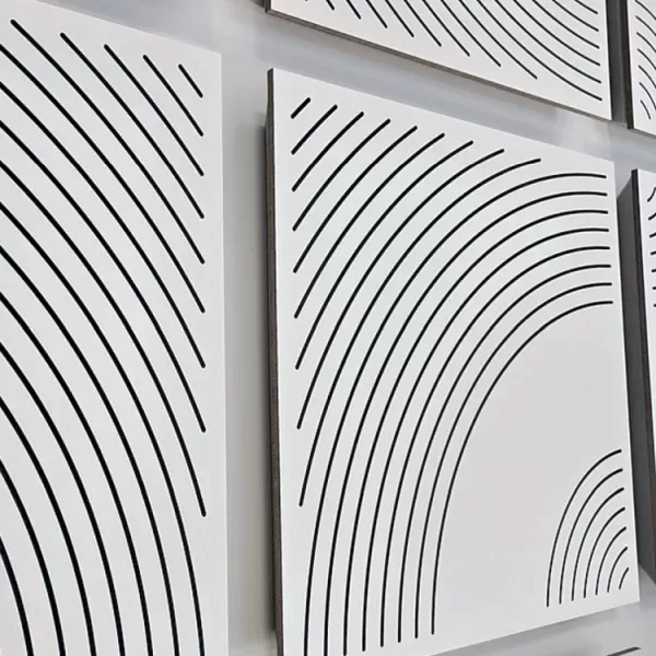 Akustikplatten in einem Wohnzimmer